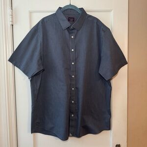 UNTUCKit Men's Navy Striped Button Down Shirt Size XXL casual, office, preppy